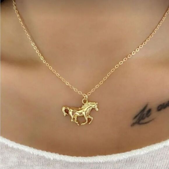 Anthropologie Jewelry - Horse Pendant Necklace #1993